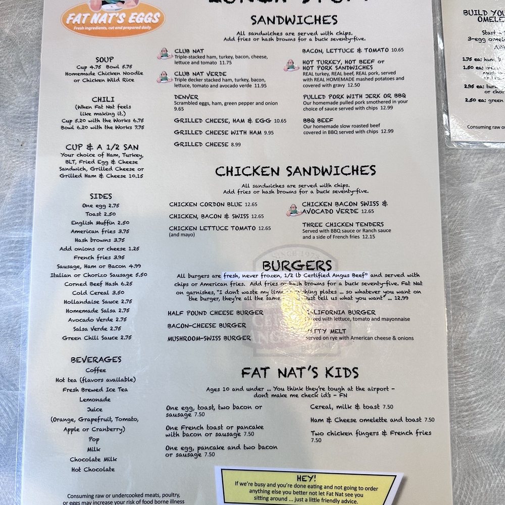 Fat Nats Eggs - Menu - Breakfast & Brunch Near Me - New Hope, Minnesota