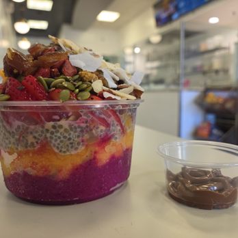 Flavor Theory - Build Your Own (BYO) Acai Bowl with hazelnut topping - Acai Bowls Near Me - Upland, California Flavor Theory - Build Your Own (BYO) Acai Bowl with hazelnut topping - Acai Bowls Near Me - Upland, California
