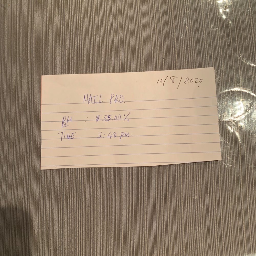 My receipt from the store My receipt from the store