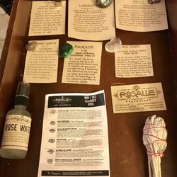Rosalie Apothecary - Found some awesome gems with descriptions, sage and rose water!