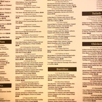 Jalisco Mexican Restaurant - Lunch menu. - Salad Near Me - Manning, South Carolina Jalisco Mexican Restaurant - Lunch menu. - Salad Near Me - Manning, South Carolina