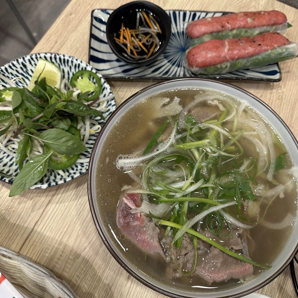 Pho Lab - Grilled Pork Spring Rolls + Pho Combination Bowl - Vietnamese Near Me - Huntington Beach, California Pho Lab - Grilled Pork Spring Rolls + Pho Combination Bowl - Vietnamese Near Me - Huntington Beach, California
