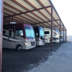 Hill Top RV & Boat Storage Solutions - Covered parking with 30 amp electrical