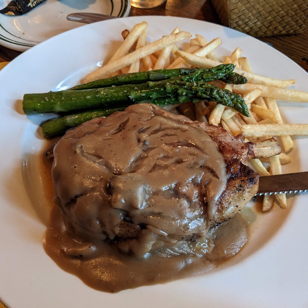 Monte Vista Inn - Pork Chop Special - American Near Me - Dutch Flat, California Monte Vista Inn - Pork Chop Special - American Near Me - Dutch Flat, California