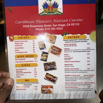 Caribbean Pleasure - Menu - Caribbean Near Me - San Diego, California Caribbean Pleasure - Menu - Caribbean Near Me - San Diego, California