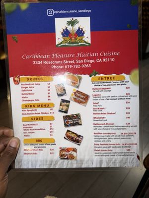 Menu photo 1 Caribbean Pleasure San Diego, CA Menu photo 1 Caribbean Pleasure San Diego, CA