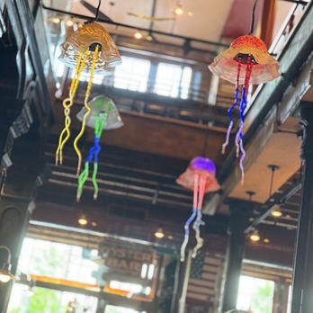 Crescent City Brewhouse - Love the jellyfish lights over the bar - Cajun/Creole Near Me - New Orleans, Louisiana Crescent City Brewhouse - Love the jellyfish lights over the bar - Cajun/Creole Near Me - New Orleans, Louisiana
