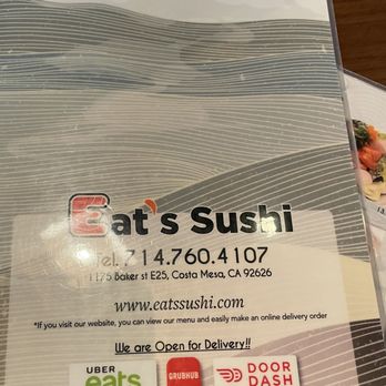 EAT'S SUSHI - Sushi Bars Near Me - Costa Mesa, California EAT'S SUSHI - Sushi Bars Near Me - Costa Mesa, California