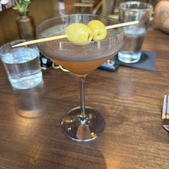 Written By The Seasons, The Quad - Dirty gin martini - American Near Me - Dallas, Texas