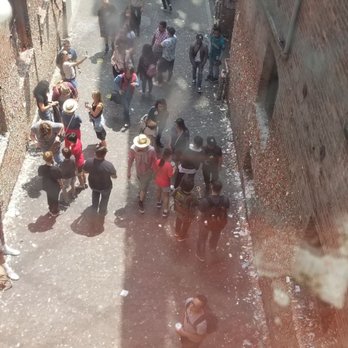 The Gum Wall - From the bridge above  I could smell the gum. Which peice of gum is from Exploring With Josh? 7/4/19 - Local Flavor Near Me - Seattle, Washington