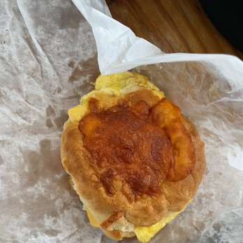 Biscuits N' Porn - Sausage egg and cheese on a cheese biscuit - Gas Stations Near Me - Nags Head, North Carolina