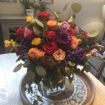 In Flower - One of two side arrangements, still beautiful and fresh 4 days later! - Florists Near Me - Brea, California