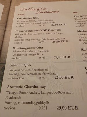 Menu photo 1 Sophienkeller Dresden, SN Menu photo 1 Sophienkeller Dresden, SN