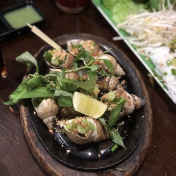 Rainier Restaurant - Grilled conch scallion - Vietnamese Near Me - Seattle, Washington Rainier Restaurant - Grilled conch scallion - Vietnamese Near Me - Seattle, Washington