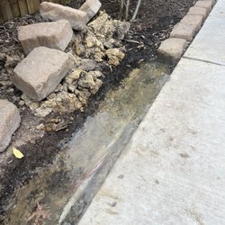 Puryear Custom Pools - Water accumulation from the plumbing leaks.