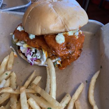 PDX Sliders - Nashville Hot Fried Chicken slider.. yum! - Burgers Near Me - Portland, Oregon PDX Sliders - Nashville Hot Fried Chicken slider.. yum! - Burgers Near Me - Portland, Oregon