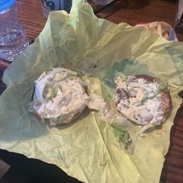Lazy cook retaliates with mayo bomb cause I asked for an extra patty