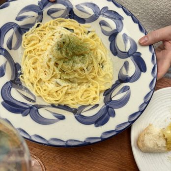 AMALFI Rooftop by Birreria - Spaghetti butter n lemon so good $26 - Italian Near Me - New York, New York