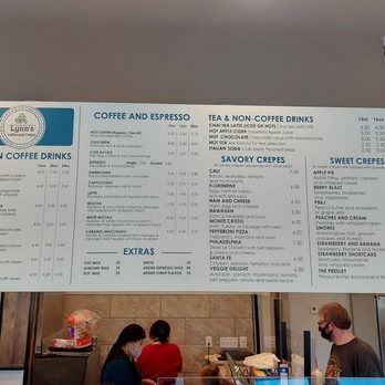 Lynn's Coffee and Crepes - The Menu - Creperies Near Me - Paradise, California Lynn's Coffee and Crepes - The Menu - Creperies Near Me - Paradise, California