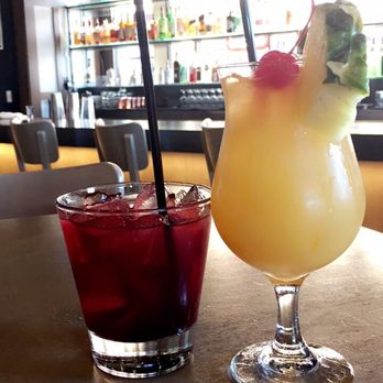 Benihana - Red Red Plum Sake Sangria on the left & Mai Tai on the right - Teppanyaki Near Me - Arcadia, California