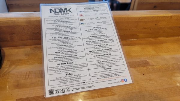 Menu photo 4 NDMK Fish House Avalon, CA