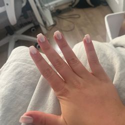 Nails First - Acrylic set with chrome!
