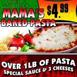 Mama Roma's Pizza & Wings Xpress - Baked Pasta