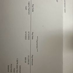 Old Northeast Jewelers - Receipt of original purchase with details of the jewelry in question