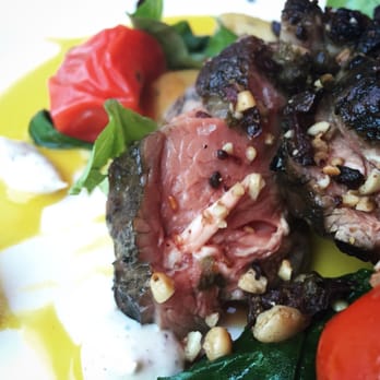 Sweet Basil - Colorado Lamb Sirloin with Parisienne Gnocchi. Photo by Oanh McClure. - New American Near Me - Vail, Colorado