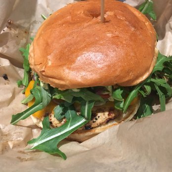 The Stand - American Classics Redefined - Chicken like cilantro sandwich - New American Near Me - Irvine, California