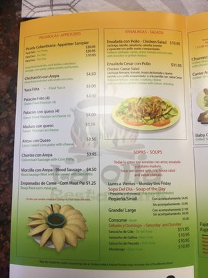 Menu photo 3 La Olla Restaurant Spring, TX