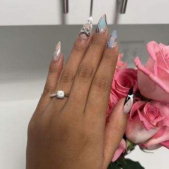 Aesthetics Nail Spa - Birthday nail set - Nail Salons Near Me - Olympia, Washington