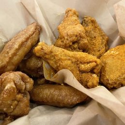 Soy garlic and salted egg