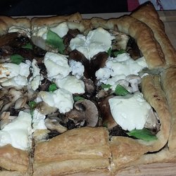 Stranger Fruits Culinary Practice - mushroom tart