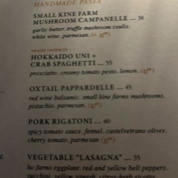 Quiora - Menu - Italian Near Me - Honolulu, Hawaii