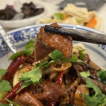 Highland Noodles - Pig intestines with veges - Noodles Near Me - Milpitas, California Highland Noodles - Pig intestines with veges - Noodles Near Me - Milpitas, California