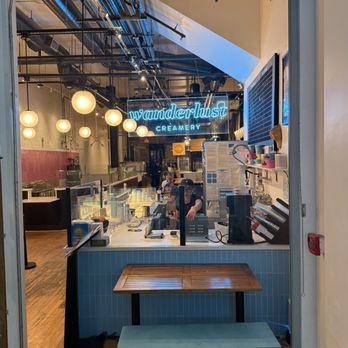 Wanderlust Creamery - exterior, business front - shared space with other businesses - Ice Cream & Frozen Yogurt Near Me - Pasadena, California Wanderlust Creamery - exterior, business front - shared space with other businesses - Ice Cream & Frozen Yogurt Near Me - Pasadena, California