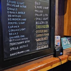 Corner Galley - Beer menu