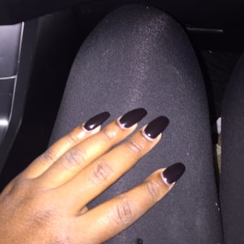 Exton Happy Nails Spa - Coffin shape done by Kim - Nail Salons Near Me - Exton, Pennsylvania Exton Happy Nails Spa - Coffin shape done by Kim - Nail Salons Near Me - Exton, Pennsylvania