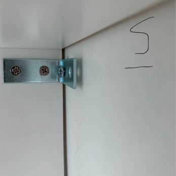 Closet Factory - Every bracket only has three screws - Home Organization Near Me