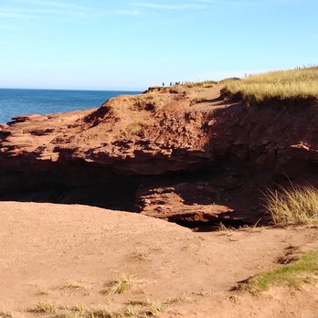 Cavendish Beach - This is a view of some of the rocks and cliff formations at this beach. Photo taken October 24, 2017. - Beaches Near Me - Cavendish, Prince Edward Island Cavendish Beach - This is a view of some of the rocks and cliff formations at this beach. Photo taken October 24, 2017. - Beaches Near Me - Cavendish, Prince Edward Island