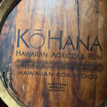 Ko Hana Distillers - Hawaiian Koa Wood Barrel - Distilleries Near Me - Kunia, Hawaii