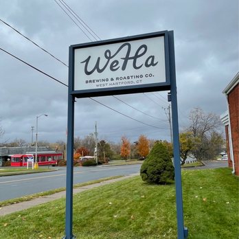 WeHa Brewing & Roasting - The Sign - Coffee & Tea Near Me - West Hartford, Connecticut