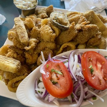 Costa Verde - Fried seafood sampler - Peruvian Near Me - Norcross, Georgia