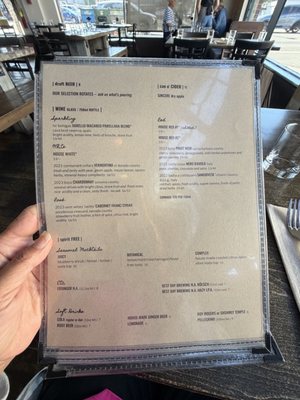 Menu photo 5 East End Alameda, CA