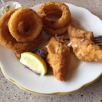 Brad's Restaurant - Fish and onion rings. - Seafood Near Me - Pismo Beach, California