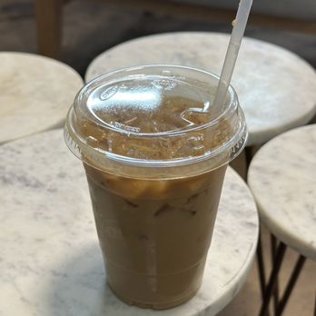 Illumine Coffee - Iced latte with honey and oatmilk - Coffee & Tea Near Me - Indianapolis, Indiana Illumine Coffee - Iced latte with honey and oatmilk - Coffee & Tea Near Me - Indianapolis, Indiana