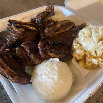 Matiki Island Barbecue - 2. Kalbi Plate (Short Ribs) - Hawaiian Near Me - Fullerton, California Matiki Island Barbecue - 2. Kalbi Plate (Short Ribs) - Hawaiian Near Me - Fullerton, California
