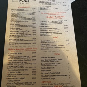 Melba's Restaurant - Menu - Southern Near Me - New York, New York Melba's Restaurant - Menu - Southern Near Me - New York, New York