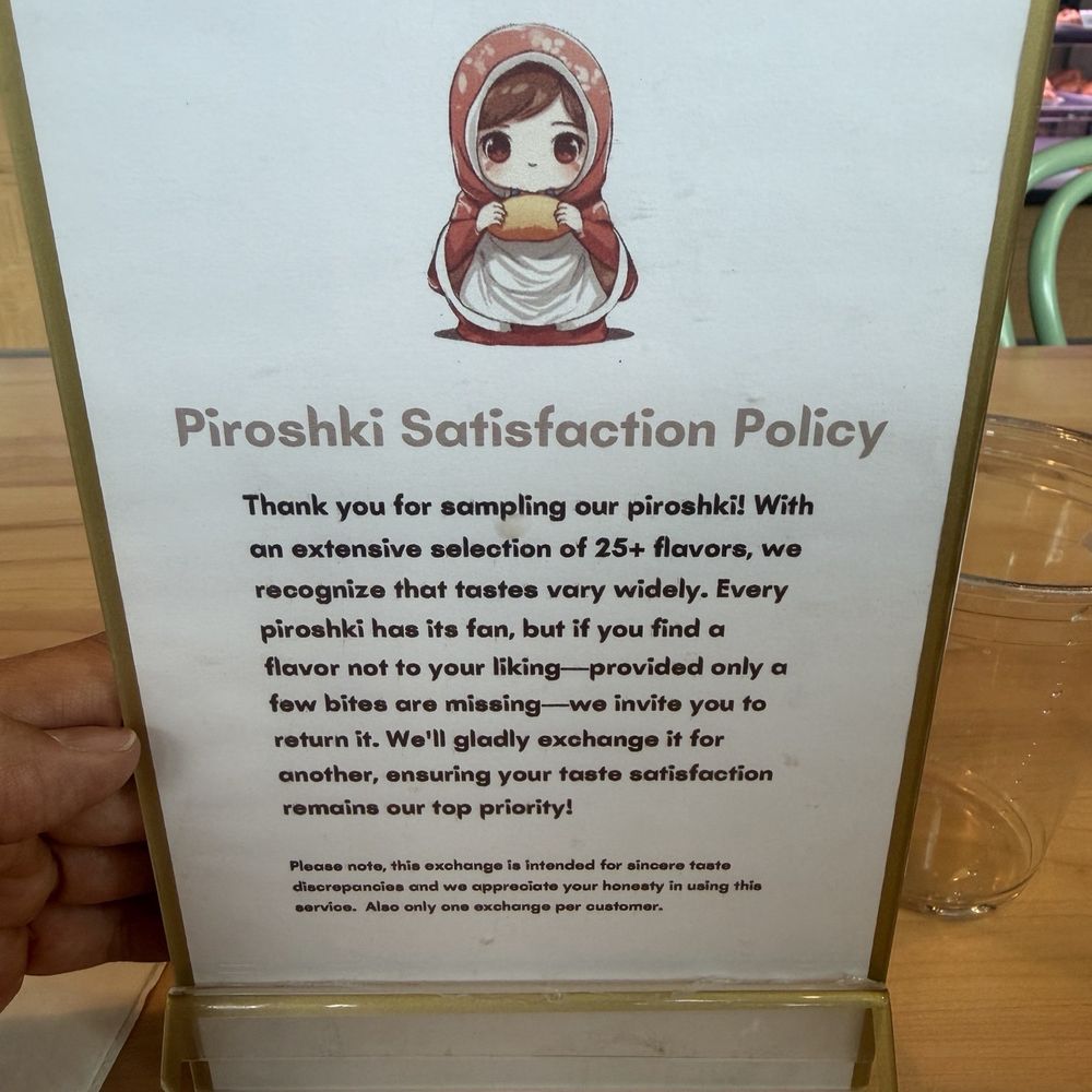 Pinoyshki Bakery & Cafe - Satisfaction Guarantee!! We had Allium allergy, so after 3 bites of Allium-potato mix, they still happily switch to another 1 of our liking - Bakeries Near Me - Seattle, Washington Pinoyshki Bakery & Cafe - Satisfaction Guarantee!! We had Allium allergy, so after 3 bites of Allium-potato mix, they still happily switch to another 1 of our liking - Bakeries Near Me - Seattle, Washington